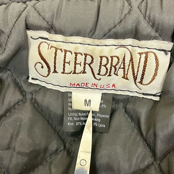 Vintage Jack Daniels Field Tester Varsity Jacket Steer Brand Wool/Leather Sz M - Picture 5 of 15